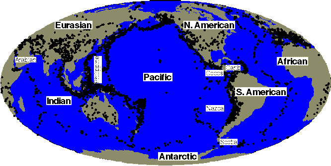 Global earthquakes